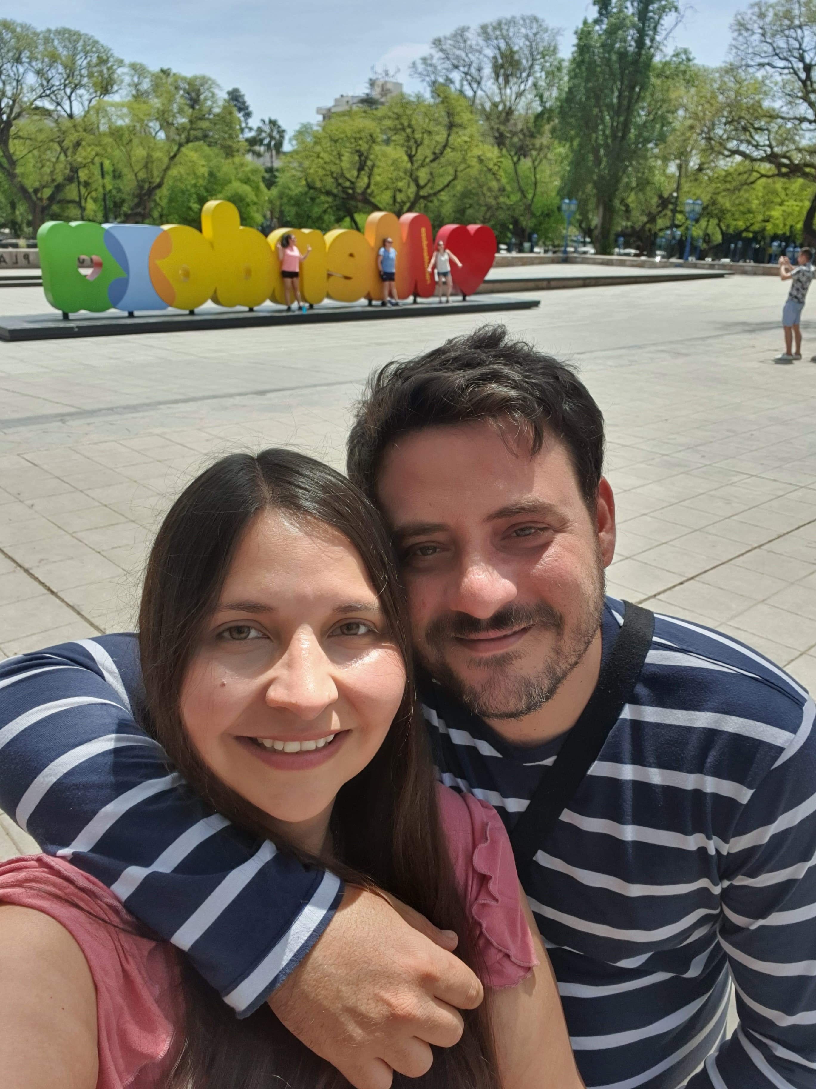 Gabriela y Juan Camilo en Mendoza